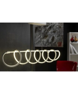 Lampada a sospensione led "spirale", 3000k